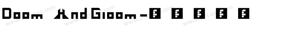 Doom And Gloom字体转换